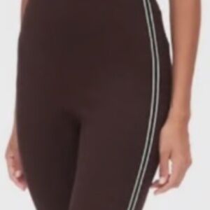 Gap High Rise Ponte Stripe Leggings. Medium